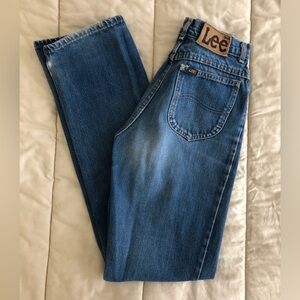 Vintage Lee Rider 80s 5 Pocket Jeans Size 8 (see Description re Size)